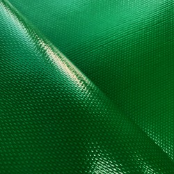 Ткань ПВХ 600 гр/м2 плотная, Зелёный (Ширина 150см), на отрез  в Астрахани