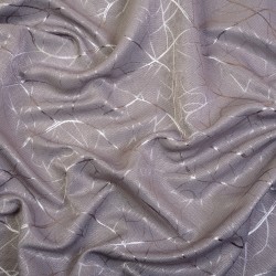 Ткань Блэкаут для штор светозатемняющая 75% &quot;Ледовое тиснение  Серый&quot;   в Астрахани