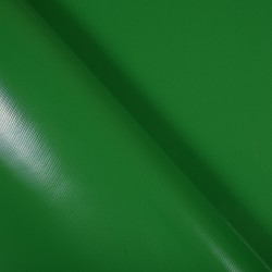 Ткань ПВХ 450 гр/м2, Зелёный (Ширина 160см), на отрез  в Астрахани
