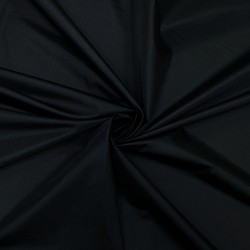 Ткань Дюспо 240Т WR PU Milky, цвет Черный (на отрез)  в Астрахани