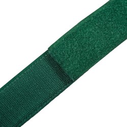 Контактная лента 40мм (38мм) цвет Зелёный (велькро-липучка, на отрез)  в Астрахани