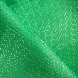 Ткань Оксфорд 300D PU Рип-Стоп СОТЫ, цвет Зелёный (на отрез)  в Астрахани
