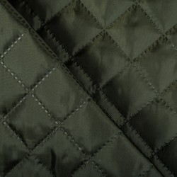 Стеганая подкладочная ткань с синтепоном (100гр/м2), цвет Хаки (на отрез)  в Астрахани