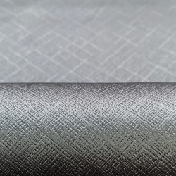 Ткань Блэкаут для штор светозатемняющая 100% &quot;Орнамент Серый&quot; (на отрез)  в Астрахани