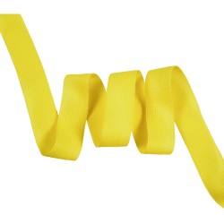 Окантовочная лента-бейка, цвет Жёлтый 22мм (на отрез)  в Астрахани
